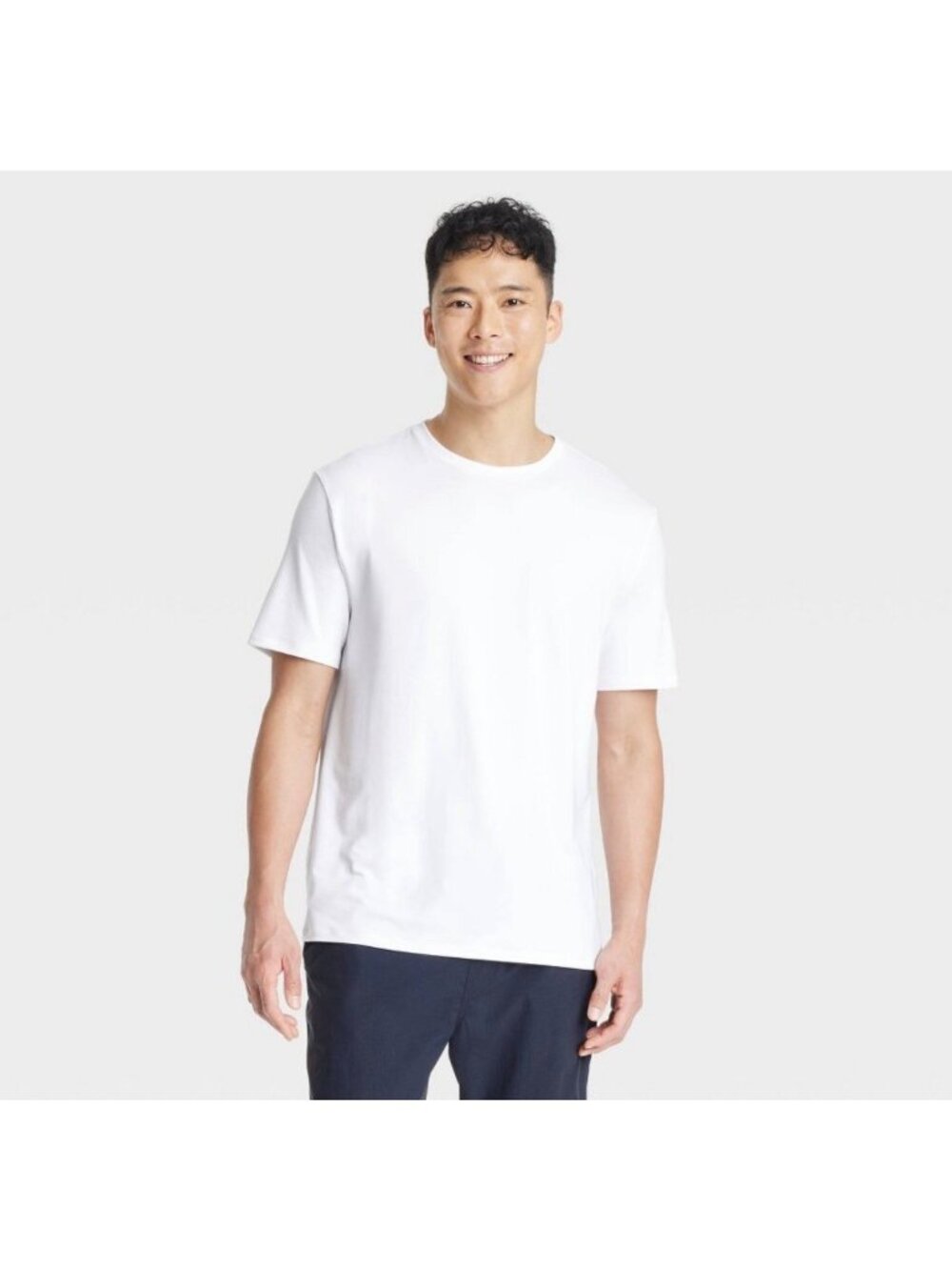 Men's Relaxed Fit Performance T-Shirt - All In Motion White Small